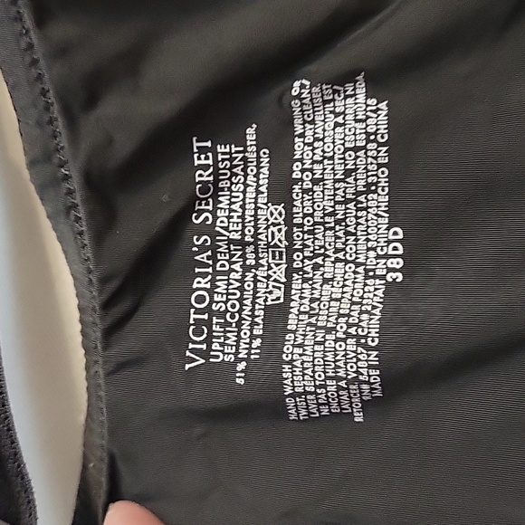 Victoria's Secret 38 DD Charcoal Bra - Picture 2 of 8